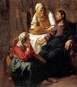 johan, Christ in the House of Martha and Mary